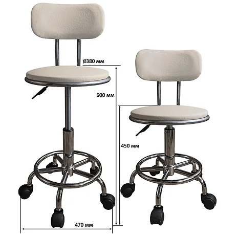 Кресло лабораторное М106-02  газлифт — 