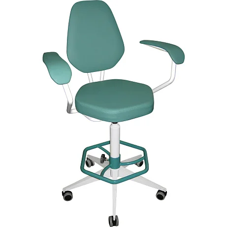 Кресло на винтовой опоре с подлокотниками М106 — 