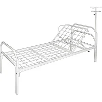 Кровать металлическая с подголовником М180-28 — купить в Медмебель.ру