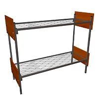 Кровать металлическая двухъярусная 2ДКП-2 — купить в Медмебель.ру