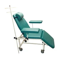 Кресло донорское Стильмед МД-КПС-4 (колеса, штатив, валик) — купить в Медмебель.ру