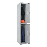 Шкаф для раздевалок Практик усиленный ML 12-30 базовый модуль (LS-02) — купить в Медмебель.ру