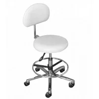 Стул стоматолога СВ-1П хром, с опорой для ног — купить в Медмебель.ру