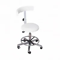 Стул стоматолога СС-6П хром, с опорой для ног — купить в Медмебель.ру
