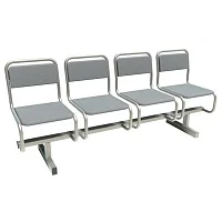 Секция стульев многоместная С4.30.05 — купить в Медмебель.ру