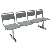 Секция стульев многоместная С4.80.02 — купить в Медмебель.ру