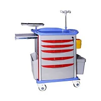 Столик-тележка медицинский МЕТ PSC-140 — купить в Медмебель.ру