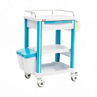 Столик-тележка медицинский МЕТ AVK-130 (17615) — купить в Медмебель.ру