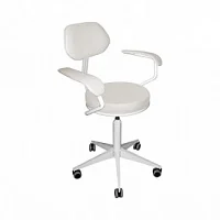 Стул медицинский М106-01, белый (с подлокотниками) — купить в Медмебель.ру