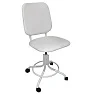 Кресло винтовое Техсервис М101 (и/к белый, каркас белый)