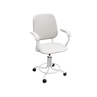 Стул М101-01, белый (с подлокотниками) — купить в Медмебель.ру