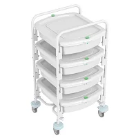 Тележка эндоскопическая ТКЭ-4 Кронт 1 (с контейнерами) — купить в Медмебель.ру