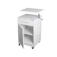 Тумба металлическая ТО1 с поворотным столиком, петли слева — купить в Медмебель.ру