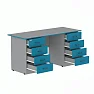 Стол рабочий GRAY LITE 09
