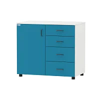 Тумба прикроватная WHITE LITE 6 с выдвижными ящиками — купить в Медмебель.ру