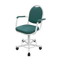 Кресло на винтовой опоре с подлокотниками КР15/П — купить в Медмебель.ру