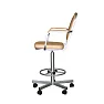 Кресло высокое лабораторное на винтовой опоре КР02-1