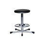 Табурет на винтовой опоре с регулируемой опорой для ног Т02