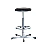 Табурет на винтовой опоре с регулируемой опорой для ног Т02