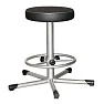Табурет на винтовой опоре с регулируемой опорой для ног Т02-1