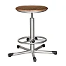 Табурет на винтовой опоре с регулируемой опорой для ног Т02-1 (МДФ)