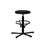 Табурет на винтовой опоре с усиленной опорой для ног Т03