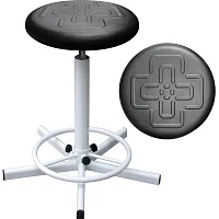 Табурет винтовой М92-04 пенополиуретан сиденье круглое с узором — купить в Медмебель.ру