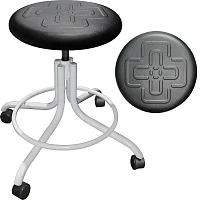 Табурет винтовой М92-101 Пенополиуретан сиденье круглое с узором — купить в Медмебель.ру