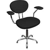 Кресло лабораторное М106-04 газлифт на подпятниках с подлокотниками — купить в Медмебель.ру