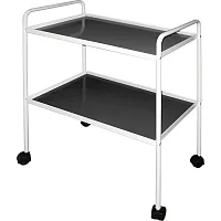 Столик инструментальный М138 2х полочный (нержавеющие полки) — купить в Медмебель.ру