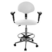 Кресло высокое медицинское для лечебных учреждений с подлокотниками КР12-В/П (обивка) — купить в Медмебель.ру