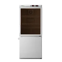 Холодильник лабораторный ХЛ-250 Позис с тонированной стеклянной и металлической дверью — купить в Медмебель.ру