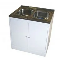 Тумба с 2-х чашечной мойкой МТ-2 — купить в Медмебель.ру