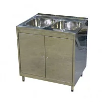 Тумба с 2-х чашечной мойкой МТ-2 Н — купить в Медмебель.ру