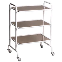 Стол медицинский предметный СМП-1 (стекло/стекло/стекло) — купить в Медмебель.ру