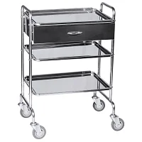 Столик медицинский манипуляционный СММ-3 из нержавеющей стали — купить в Медмебель.ру