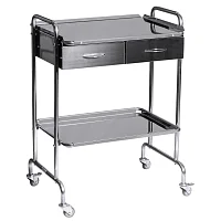 Столик медицинский стоматологический СМС-8 из нержавеющей стали — купить в Медмебель.ру