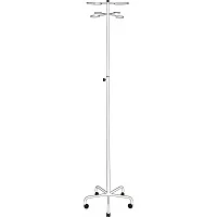 Стойка для капельницы М192-05к на четыре держателя на роликах, 5-лучевая опора — купить в Медмебель.ру