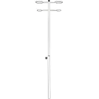 Съемная стойка для капельницы М192-11 на 2 сосуда или пакета — купить в Медмебель.ру