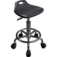 Табурет медицинский М95-02 Пенополиуретан сиденье с ручкой для переноски на колесах — купить в Медмебель.ру