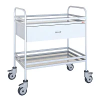 Столик манипуляционный передвижной МСК-549-01 с 1 ящиком — купить в Медмебель.ру