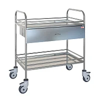 Столик манипуляционный передвижной МСК-5549-01 с 1 ящиком — купить в Медмебель.ру