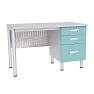 Стол лабораторный с 3 ящиками СЛ-04-МСК-108 столешница химпластик