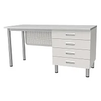 Стол лабораторный 4 ящика СЛ-05-МСК-108 столешница химпластик — купить в Медмебель.ру