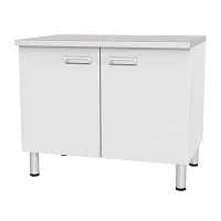 Стол-тумба лабораторный СЛ-03-МСК-101 столешница нержавеющая сталь — купить в Медмебель.ру