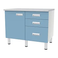 Стол-тумба лабораторный СЛ-03-МСК-107 столешница керамогранит — купить в Медмебель.ру