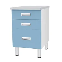 Стол-тумба лабораторный с 3 ящиками СЛ-01-МСК-104 столешница химпластик — купить в Медмебель.ру