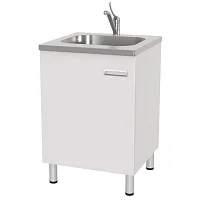 Стол-тумба лабораторный с мойкой СЛ-02-МСК (правая) — купить в Медмебель.ру