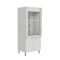 Шкаф вытяжной ШВ-01-951-МСК тумба две дверки, с подводом воды керамогранит — купить в Медмебель.ру