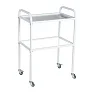 Стол медицинский инструментальный СМИ-02 (нерж/стекло)